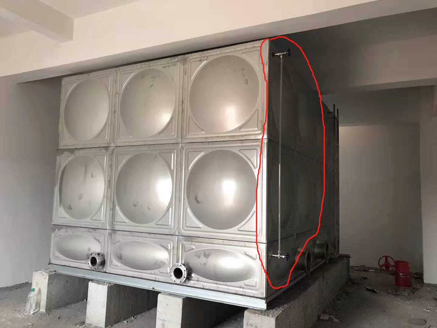 組合式方形水箱水位計安裝方法(側(cè)面玻璃管水位計) 組合式方形水箱水位計安裝方法(側(cè)面玻璃管水位計)